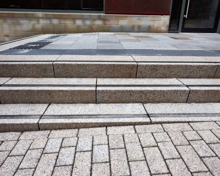 Granite Steps Concrete Setts